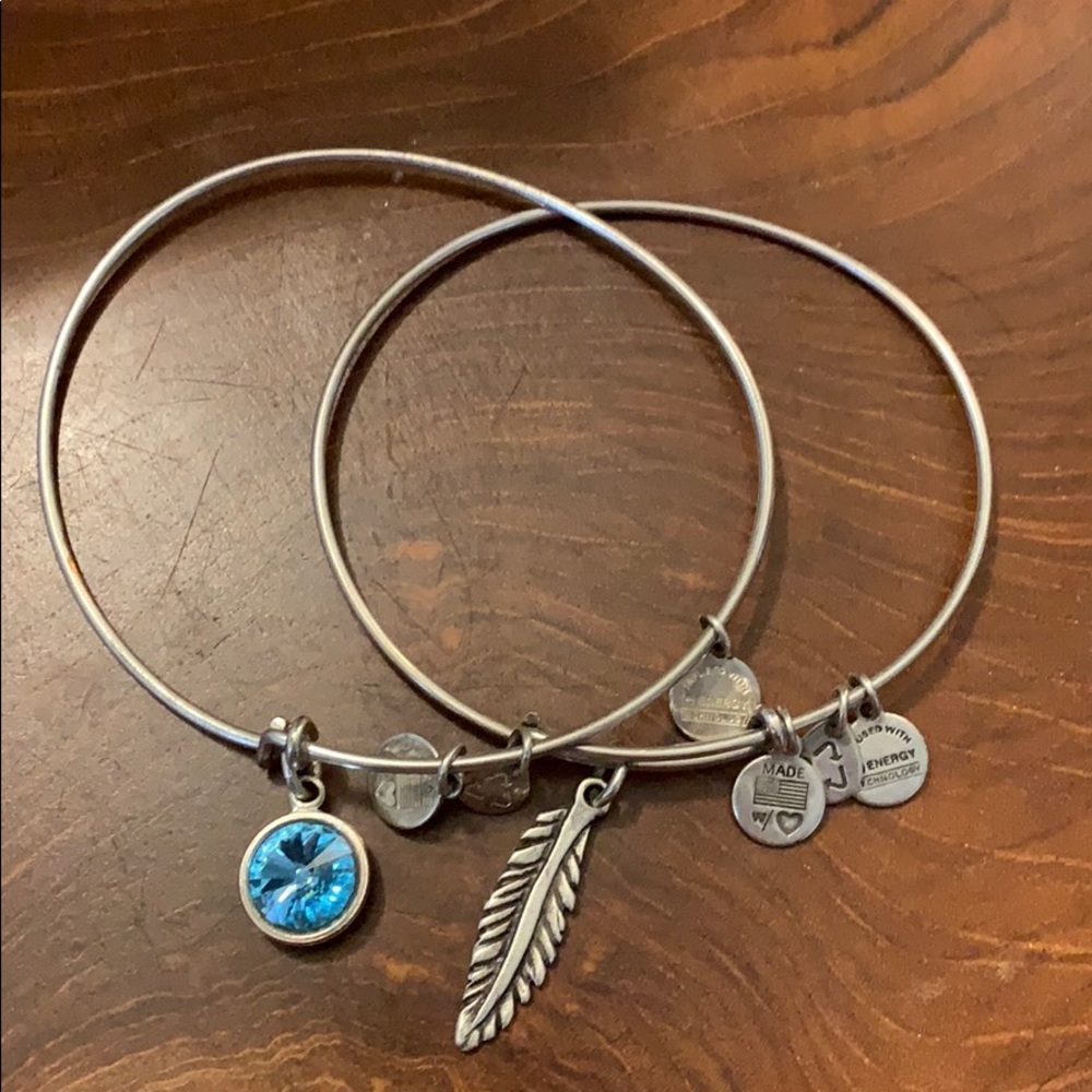Alex + Ani Silver Bangle Set